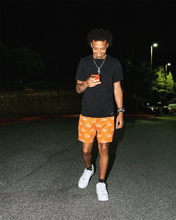 Load image into Gallery viewer, Orange "Smiley" Shorts