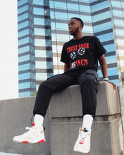 Load image into Gallery viewer, Red/Black "INSTINCTS" Tee