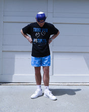 Load image into Gallery viewer, Blue "Smiley" Shorts