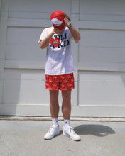 Load image into Gallery viewer, Red "Smiley" Shorts