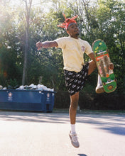 Load image into Gallery viewer, Black "Smiley" Shorts