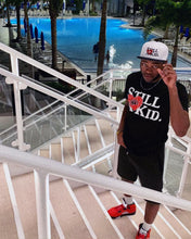 Load image into Gallery viewer, Black "@heart" Snapback