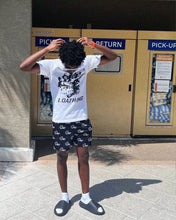 Load image into Gallery viewer, Black "Smiley" Shorts