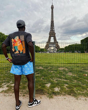 Load image into Gallery viewer, Blue "Smiley" Shorts