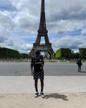 Load image into Gallery viewer, Black "Smiley" Shorts