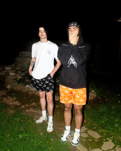 Load image into Gallery viewer, Orange "Smiley" Shorts