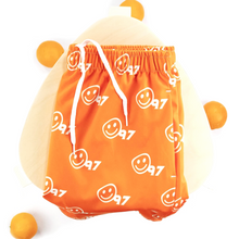 Load image into Gallery viewer, Orange "Smiley" Shorts