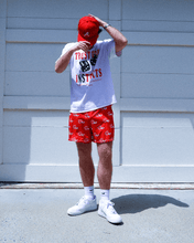 Load image into Gallery viewer, Red/White &quot;INSTINCTS&quot; Tee
