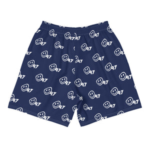 Navy "Smiley" Shorts